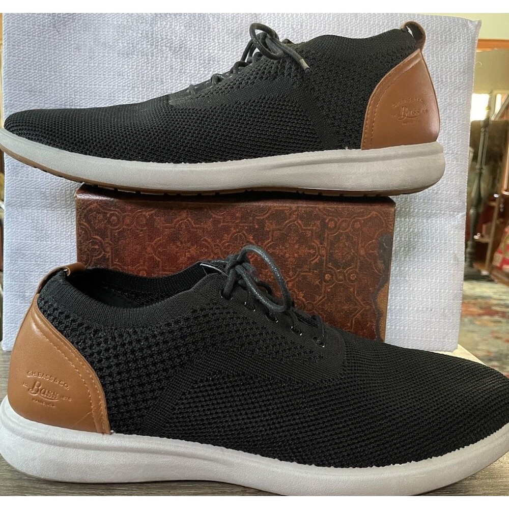 GH Bass Men’s Dressy Casual Knit Sneakers Shoes Size 13 Comfortable Stylish EUC